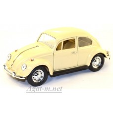Масштабная модель Volkswagen Beetle 1967г. песочный